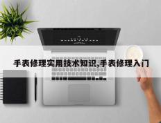 手表修理实用技术知识,手表修理入门